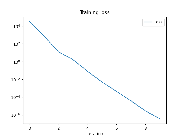 Training loss